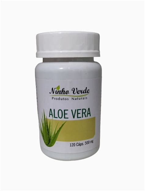 Aloe Vera Babosa Mg Caps Ninho Verde Manda Tudo Loja