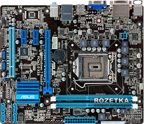 Материнская плата Asus P8H61-M PLUS V2/SI (s1155, Intel H61(B3), PCI-E ...
