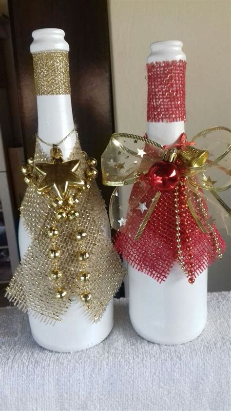 Aprende C Mo Decorar Botellas De Vidrio Recicladas Para Navidad