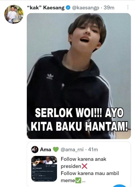 Jisungfess On Twitter Meme Jisung Debut Lagi😭😭 Mas Kaesang Meme Jisung Mu Ada Berapaaaa😭😭