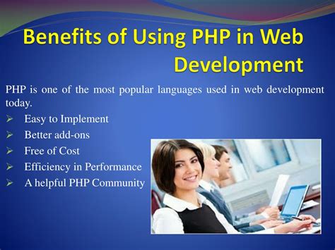 Ppt Benefit Of Php Web App Development Powerpoint Presentation Free