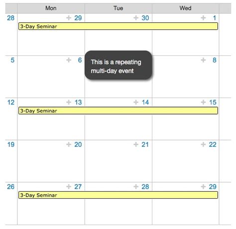 What is the difference between a multi-day Event and a repeating Event ...