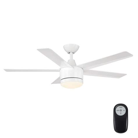 Home Decorators Collection Merwry 48 In Integrated LED Indoor White