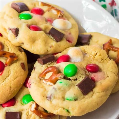 Santa's Favorite Cookies (M&M Pudding Cookies)