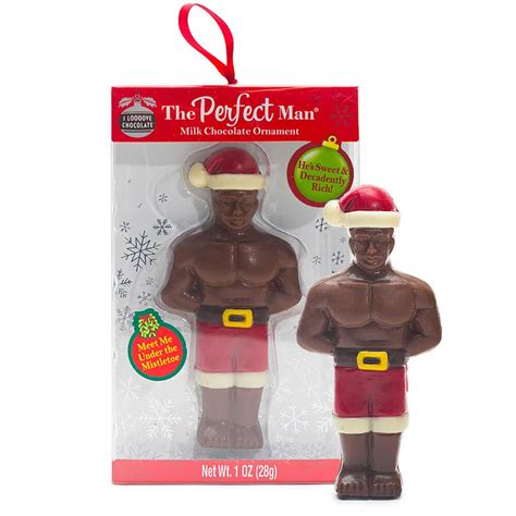 Treat Street Perfect Man 1-Ounce Chocolate Christmas Ornament | Candy Warehouse