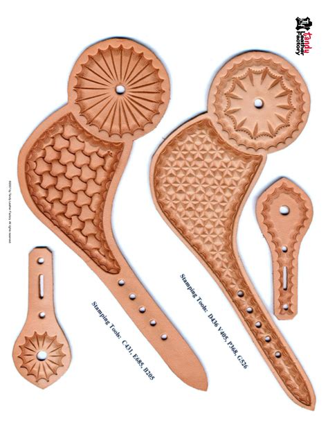 Free Printable Spur Strap Patterns