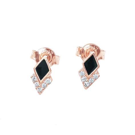 Anting Emas HWT GOLD HELENA Collection ALK092 17K Rose Gold