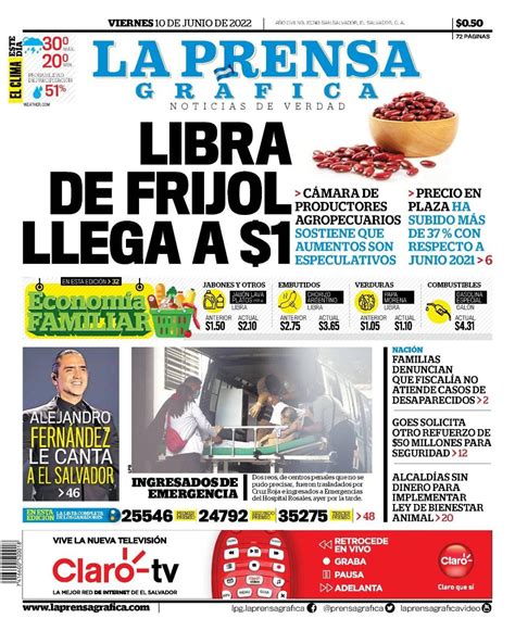 La Prensa Gráfica On Twitter Libra De Frijol Llega A 1