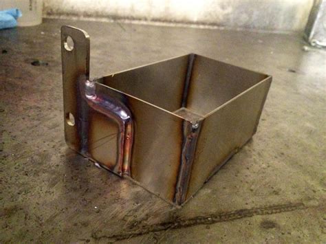 First stainless project- motorcycle battery box