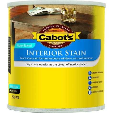 Cabots Interior Stain Water Based Is A Penetrating Stain For Interior