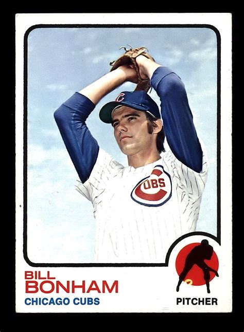 1973 TOPPS BILL BONHAM CHICAGO CUBS 328 NM COMBINED SHIP EBay