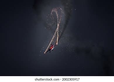 Fireworks Night Show Airplanes Photos Images Pictures Shutterstock