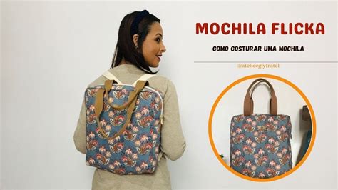 Como Costurar Uma MOCHILA De TECIDO Costura Criativa Costureira