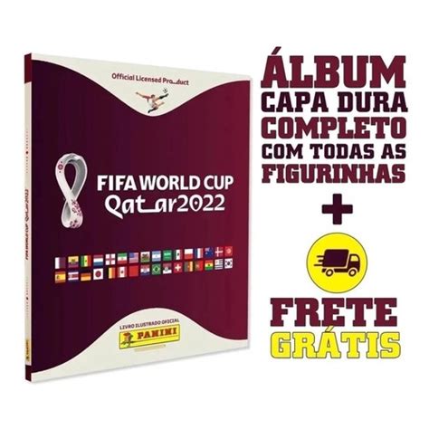 Álbum Capa Dura Completo Copa Do Mundo 2022 670 Figurinhas para colar