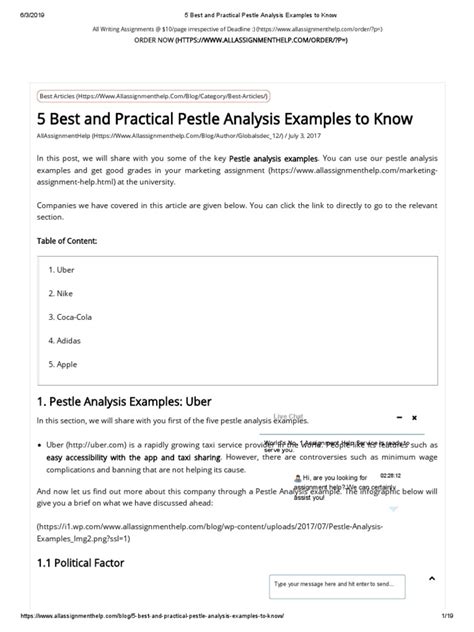 5 Best And Practical Pestle Analysis Examples To Know Pdf Pdf Apple