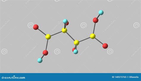 Structure Mol Culaire D Acide Tartrique D Isolement Sur Le Gris