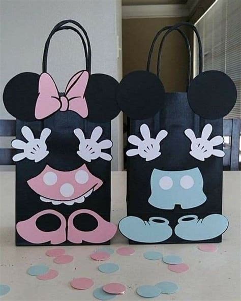 Minnie Mouse Box Template Hacer Cajas De Regalo Moldes Decorated