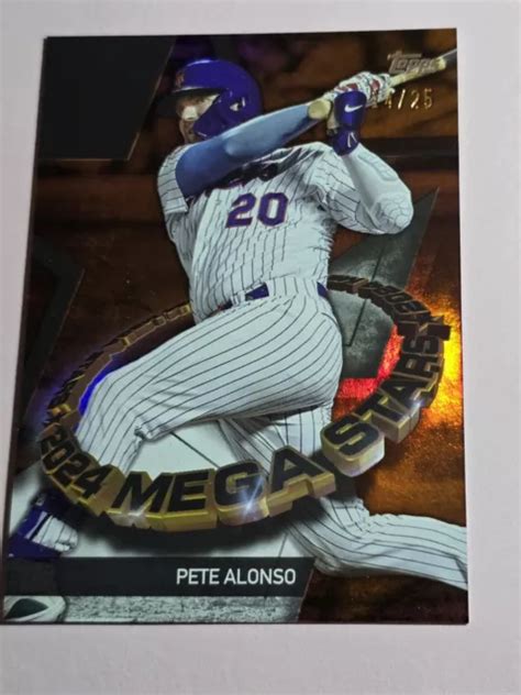 Custodia Topps Series Pete Alonso Mega Stars Tms New York Mets