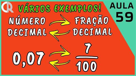 Transformar Fra O Decimal Em N Mero Decimal E Vice Versa Ano Ef