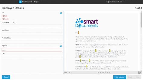 Automate your documents | SmartDocuments