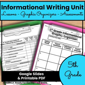 Th Gr Ccss Narrative Opinion Informational Writer S Workshop Bundle