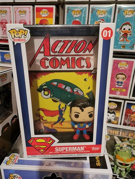 Funko Dc Comics Pop Comic Cover Vinyl Figur Superman Action Kaufen Auf Ricardo