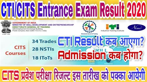 CTI Result CITS Result 2020 CTI Result 2020 CITS Entrance Exam