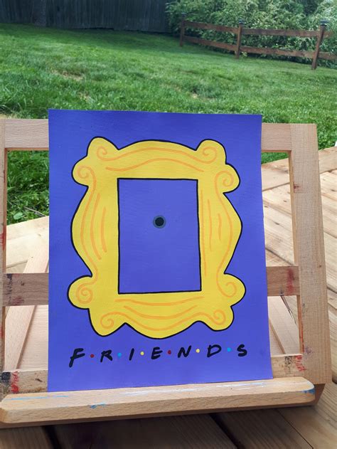 Friends Tv Show Painting 8x10 Acrylic Painting Friends Etsy