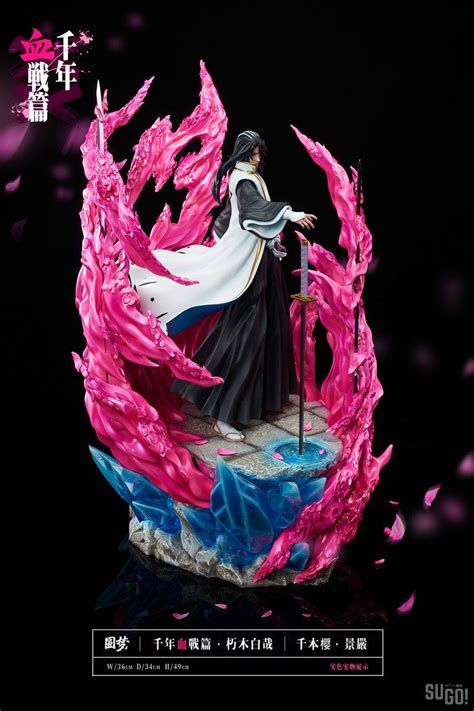 YuanMeng Studio Bleach Kuchiki Byakuya Solid Color Ver 1 6 GK Statue