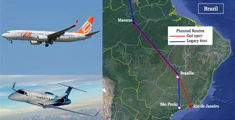NotÍcias E HistÓrias Sobre AviaÇÃo Aconteceu Em 29 De Setembro De 2006 Voo Gol 1907 Rota De