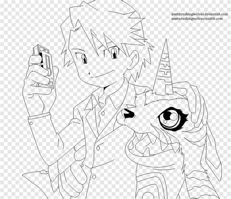 Matt And Gabumon Png PNGEgg