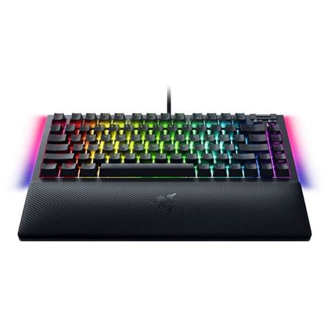 Razer Blackwidow V Mechanical Rgb Gaming Keyboard Hot Swappable Orange Tactile