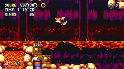 Sonic Mania Plus Mania Mode Part Lava Reef Zone Super Tails