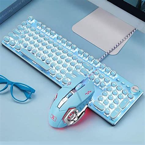 Basaltech Ensemble Clavier Et Souris De Jeu M Canique Style R Tro