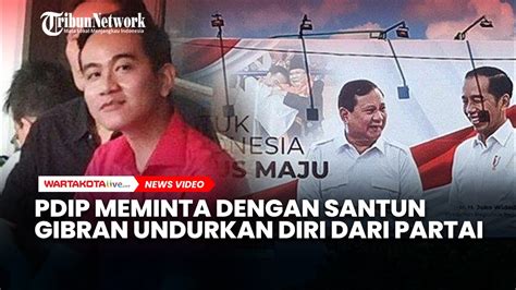 Agar Tidak Dituding Main 2 Kaki PDIP Meminta Dengan Santun Gibran