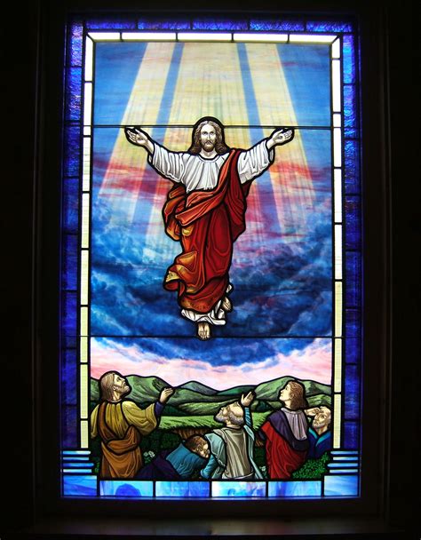 Ascension Window For Ten Mile Baptist Wv Castle Studio Stained Glass