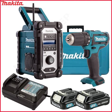 MAKITA DF333DWYE DMR110 akumulatorowa wiertarko wkrętarka radio CXT