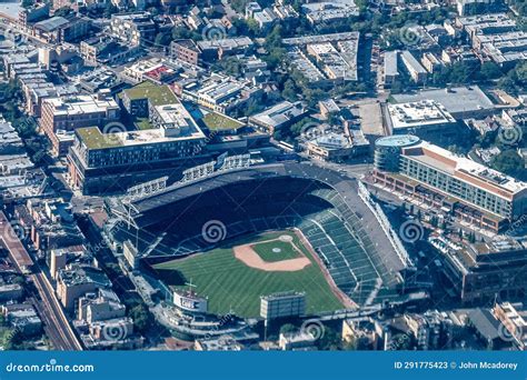 Aerial View of Wrigley Field in Chicago, Illinois Editorial Stock Photo ...