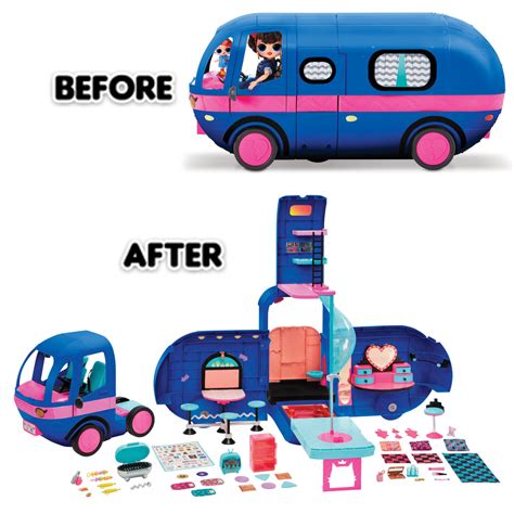 LOL Surprise OMG 4-in-1 Glamper Fashion Camper With 55 Surprises ...