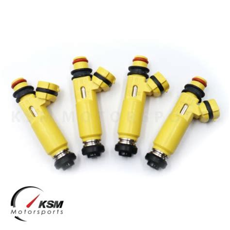 X Cc Fuel Injectors Fit Mazda Yellow Oem Rx Rx B Miata