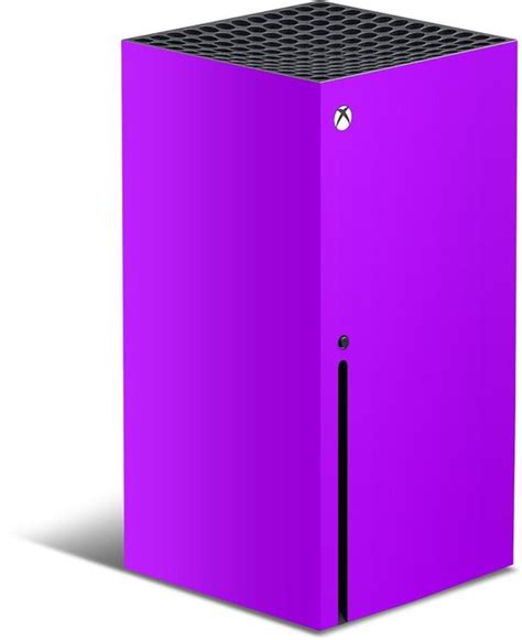 Xbox Series X Console Skin Paars Sticker Bol