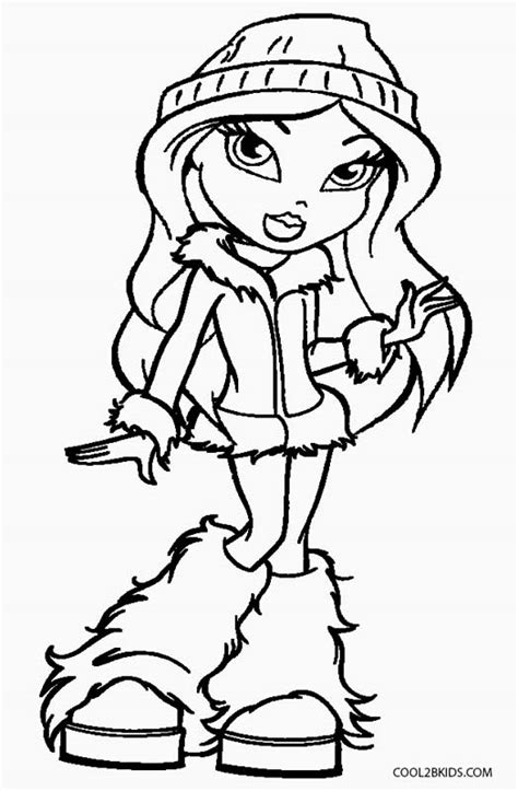 Effortfulg Bratz Dolls Coloring Pages