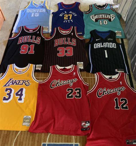 My jersey collection as of now! : r/basketballjerseys