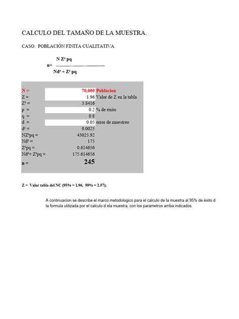 Calculo De La Muestra 12 9 2023 Urural 210001035 Pdf