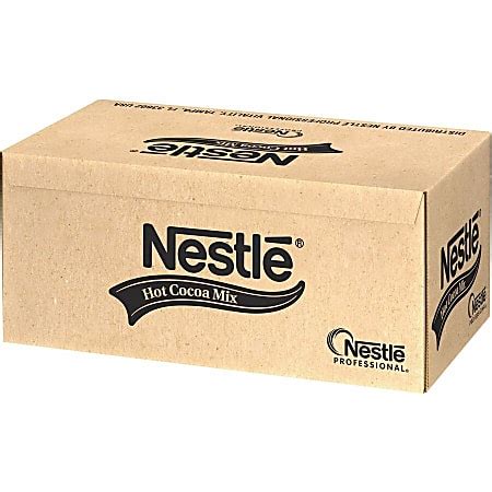 Nestle Rich Chocolate Hot Cocoa Mix Lb Chocolate Carton Office Depot