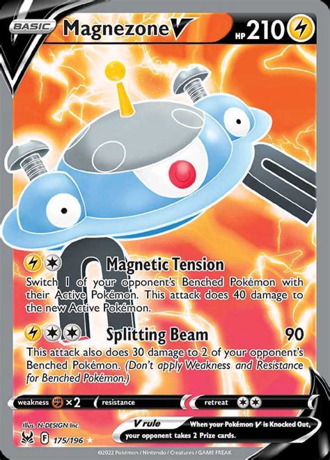 Magnezone V Swsh Pok Mon Card Database Pokemoncard