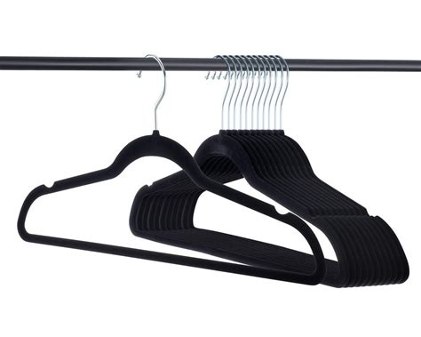 Buy Home It Premium Velvet Hangers Pack Ultra Thin Black Suit