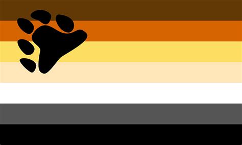 Gay Bear Brotherhood Flag Digital Art by Pride Flags