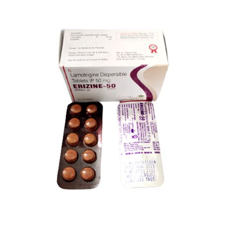 Lamotrigine Dispersible Tablets Ip 50 Mg Tablet