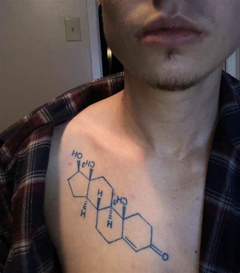 Testosterone Structure Tattoo